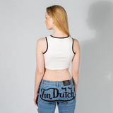 Sunny Crop Top White